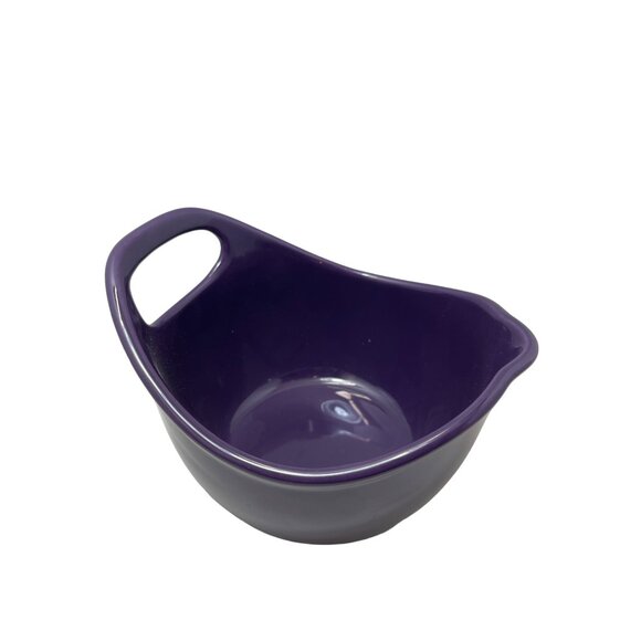 Rachael Ray 1 Quart Mixing Bowl SET with Pour Spout and Handle Plum Purple NEW! - Picture 1 of 10